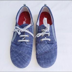 SAS Marnie Lace Up Sneaker in Blue Jay/Nubuck - Wo